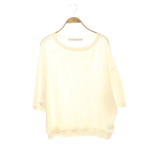 25SS LINEN TERRY LOOSE プルオーバー カットソー 五分袖 リネン混 エクリュ /NR