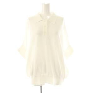 25SS ウォッシャブルドルマンポロニット F ホワイト /DO OS