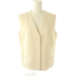 23SS OXFORD CREPE CL SLIM VEST ベスト S アイボリー /ES OS