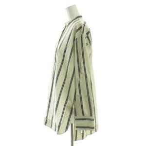 Theory VENTURA STRIPE HI LOW TUNIC プルオーバーシャツ ブラウス 長袖 ストライプ
