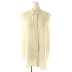 24SS POWDER CREPE OS SLEEVLESS SH J ノースリーブブラウス シャツ S