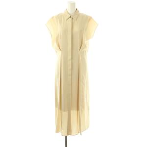 SOFT GGT SL CINCH SHIRT DR ワンピース ロング S クリーム色 /DF OS
