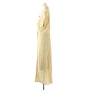 Theory SOFT GGT SL CINCH SHIRT DR ワンピース ロング S クリーム色 /DF OS
