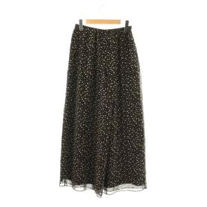Theory 23SS PRINTED CHIFFON FLUID PULL ON B GZ ワイドパンツ イージー