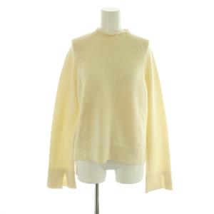 CANON KARINELLA ニット セーター S オフホワイト 白 モックネック ラグランスリーブ