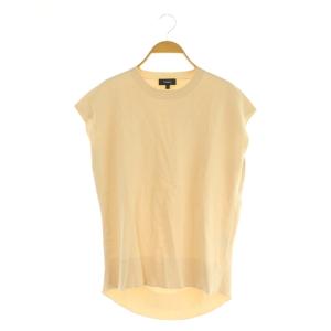 23SS COMPACT CREPE NEW COCOON  PO ニットプルオーバー フレンチスリーブ