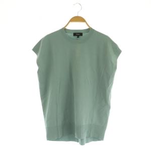 23SS COMPACT CREPE NEW COCOON  PO ニットプルオーバー フレンチスリーブ