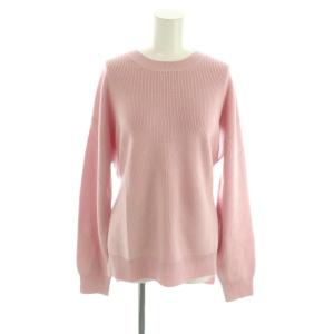 NEW WOOLY KNIT KARENIA BELTED ニットセーター ウール S ピンク ベルト付き