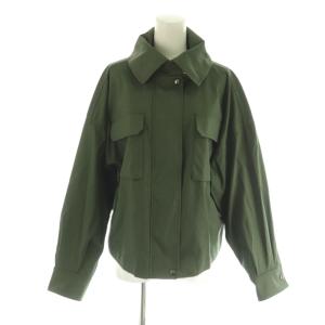 ESSENTIAL TWILL BELT CARGO JKT カーゴジャケット S 緑 グリーン /AG