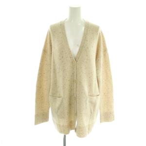 23AW WOOLCASH DONEGAL BOXY OS CARDI カーディガン ウール S ベージュ