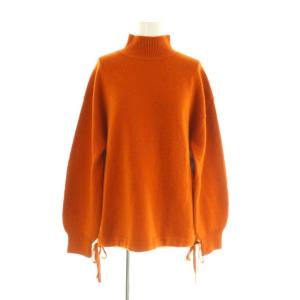 MERCER WOOL CASH OVERSIZED PO ニット セーター ウール S 橙色 オレンジ