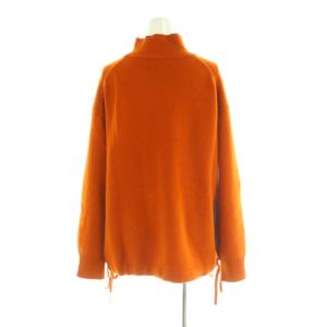 Theory MERCER WOOL CASH OVERSIZED PO ニット セーター ウール S 橙色 オレンジ