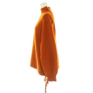 Theory MERCER WOOL CASH OVERSIZED PO ニット セーター ウール S 橙色 オレンジ