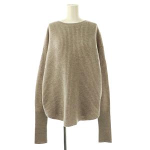 L'Appartement Thermal Knit サーマルニット セーター 長袖 グレー /HK OS