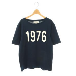 ×Americana 1976 Tシャツ カットソー 半袖 ネイビー /HK OS