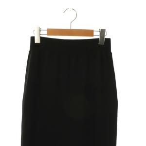 L'Appartement ニットロングスカート タイト 34 ブラック /HK OS