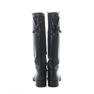 SARTORE クロスベルト ジョッキーロングブーツ 38 ブラック