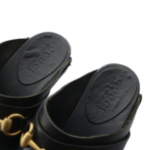 GUCCI ホーズビットサボサンダル ミュール スタッズ レザー 37 黒 ブラック /AQ OS SH
