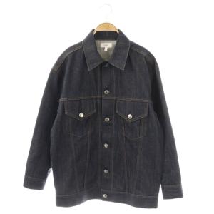 BIG FIT デニムジャケット ビックシルエット 1 ネイビー /HK OS