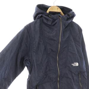 THE NORTH FACE ナイロンデニムコンパクトジャケット ジップアップ M ネイビー NPW22136 /HK OS