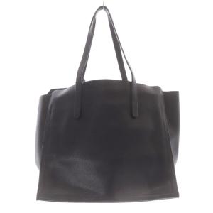FURLA レザー トートバッグ ハンドバッグ ロゴ 黒 ブラック /SR