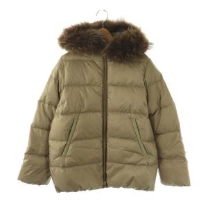 西川ダウン ダウンジャケット フード 38 カーキ /ES OS