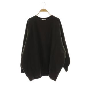 ビッグシルエットスウェットプルオーバー トレーナー F ブラック /ES OS