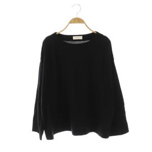 ウォッシャブルウールプルオーバー カットソー F ブラック /DO OS