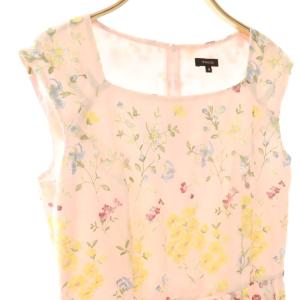 TOCCA FLOWER WALTZ GARDEN FLOWER ドレス ワンピース 膝丈 刺繍 ノースリーブ 4