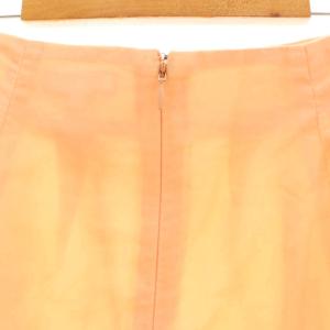 TOCCA MIRAGE スカート フレア ひざ丈 刺繍 2 サーモンピンク /DF OS