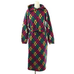 チェックジャガードカットワンピース 36 マルチカラー /DO OS