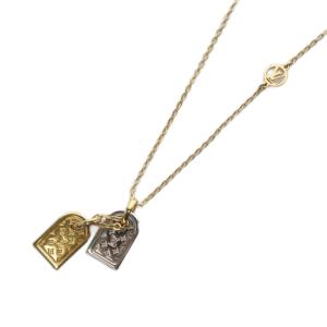 モノグラム ナノグラム ネームタグ ネックレス LVサークル M63141