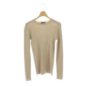 REGAL WOOL MIRZI リブニット プルオーバー S グレージュ /DF OS