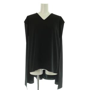 23SS Scarf arrange tops スカーフアレンジトップス ブラウス ノースリーブ F ブラック