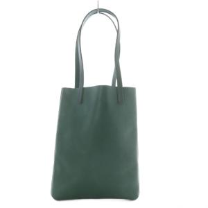 IL BISONTE トートバッグ ハンドバッグ レザー グリーン /YO19