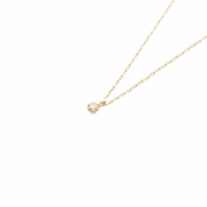 ネックレス K18YG 0.05ct 1P ダイヤモンド
