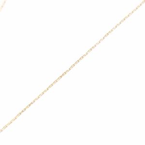 agete ネックレス K18YG 0.05ct 1P ダイヤモンド