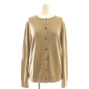 クルーネック カーディガン ウール ベージュ /CX OS