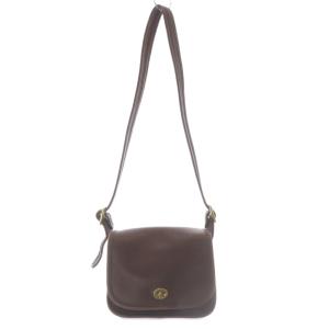 クロスボディ ショルダーバッグ レザー 茶色 ブラウン 9965 /SR
