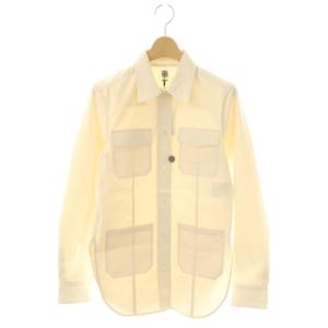Patch pocket cotton shirt シャツ 長袖 32 エクリュ /HK OS