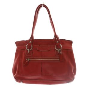 COACH トートバッグ レザー 赤 レッド 13160 /AQ OS