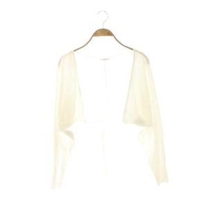 25SS バックリボンニットボレロ F ホワイト /DO OS