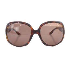 Christian Dior GLOSSY サングラス べっ甲柄 6220-125 ブラウン X5Q8U /YO15 OH
