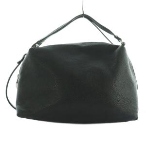 GUM gianni chiarini アリファ ALIFA M 2WAYバッグ ハンド ショルダー レザー 黒 ブラック /SS OS