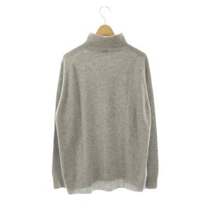 MUSE de Deuxieme Classe CAPRI タートルネックプルオーバー ニット セーター 長袖 ウール グレー /NR OS