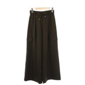 24AW  WOOL CARGO カーゴパンツ ワイドパンツ 36 ダークブラウン /ES OS