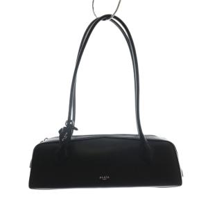 LE TECKEL シャイニーゴートスキン製 ミディアムバッグ ブラック