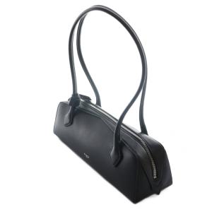 ALAIA LE TECKEL シャイニーゴートスキン製 ミディアムバッグ ブラック