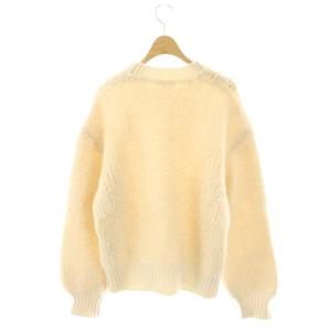 BLAMINK ブラミンク モヘアウールキャメルセーター ニット プルオーバー 38 アイボリー