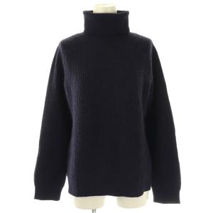 ウールカシミヤ畔タートルネックニット セーター 長袖 1 紫 /NR OS
